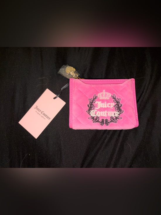 Juicy Couture Accessories - NWT Juicy Couture Quilted Pink Mini Wallet